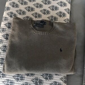 Ralph Lauren Men's Classic Gray Crewneck Sweater